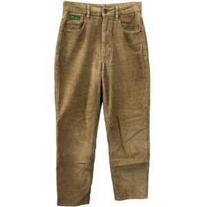 Retro EMPYRE Pants Womens 2 Camel Brown Tori Baggy Hip Hop Skate Y2K Corduroy